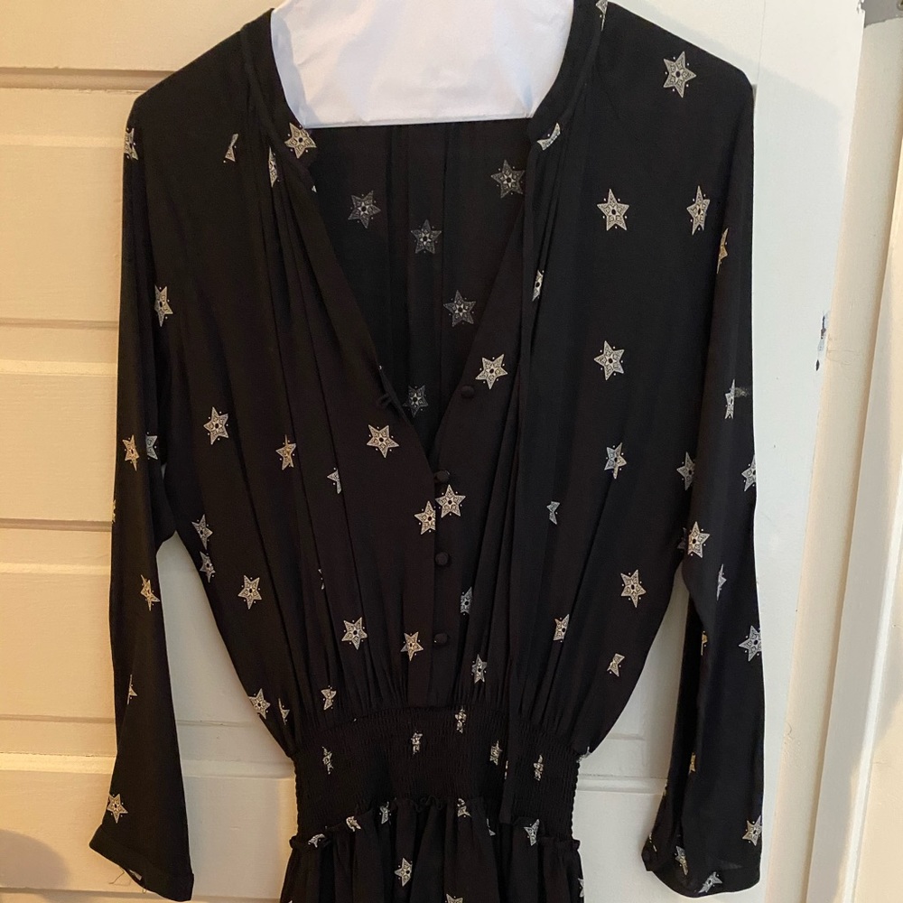 Rails Smocked Dress - Black